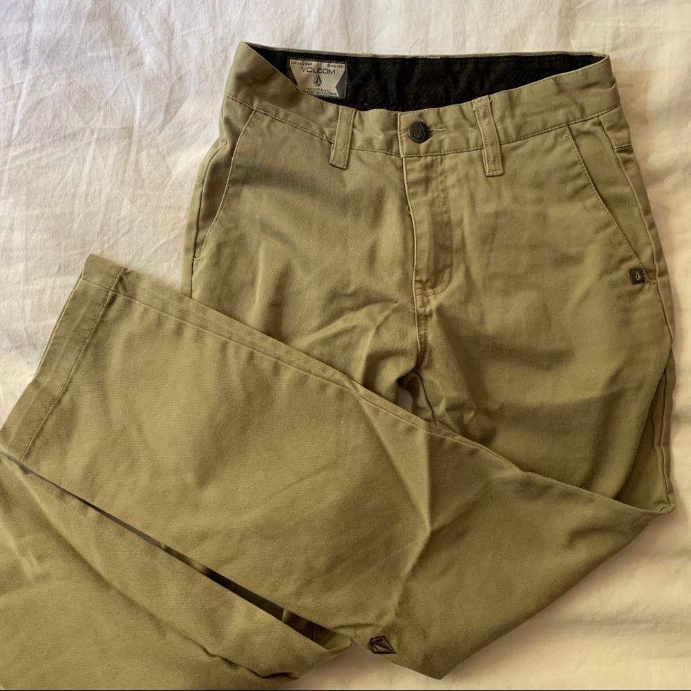 Volcom Khaki pants chino Size 8 (24 waist)